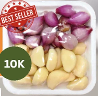 Paket Bawang Kupas Mix Ekonomis, 130 gr Racikin