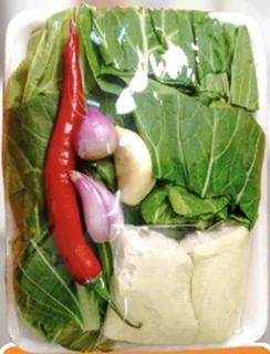Paket Tumis Sawi Hijau Tahu, 250 gr Racikin